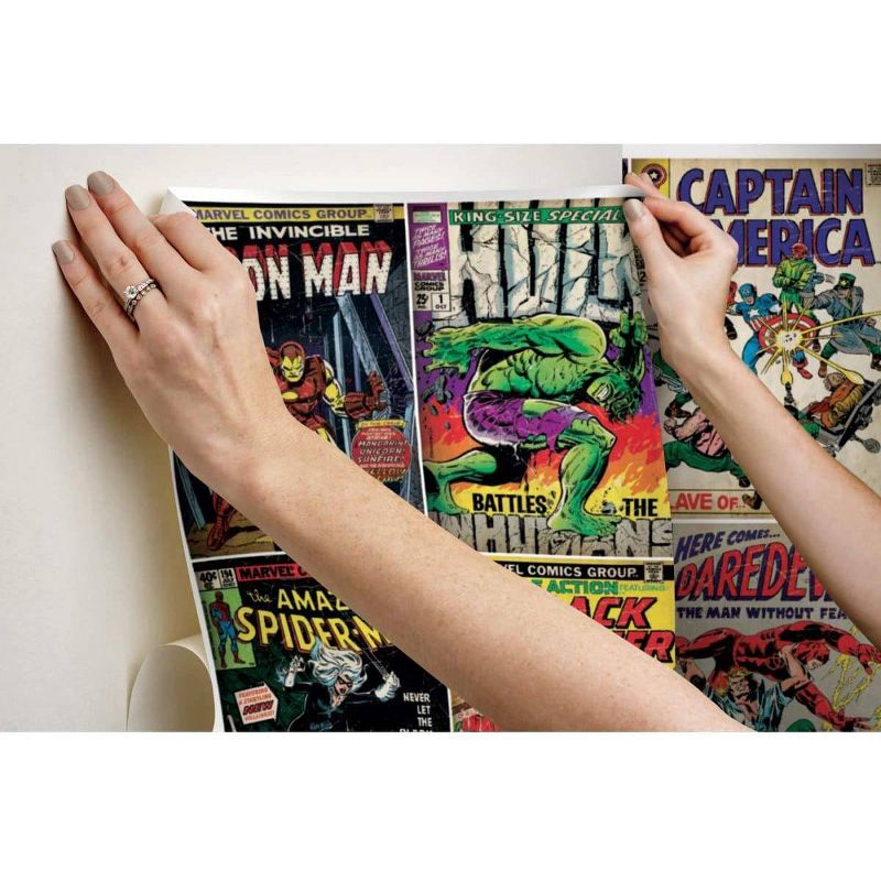 Marvel Comic Cover Peel and Stick Kids&#39; Wall Mural - RoomMates, 5 of 8