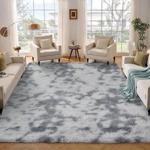 Fluffy Area Rugs, Shaggy Rug Super, Soft Modern Indoor Rug for Living Room Bedroom Kids Room - 1 of 4