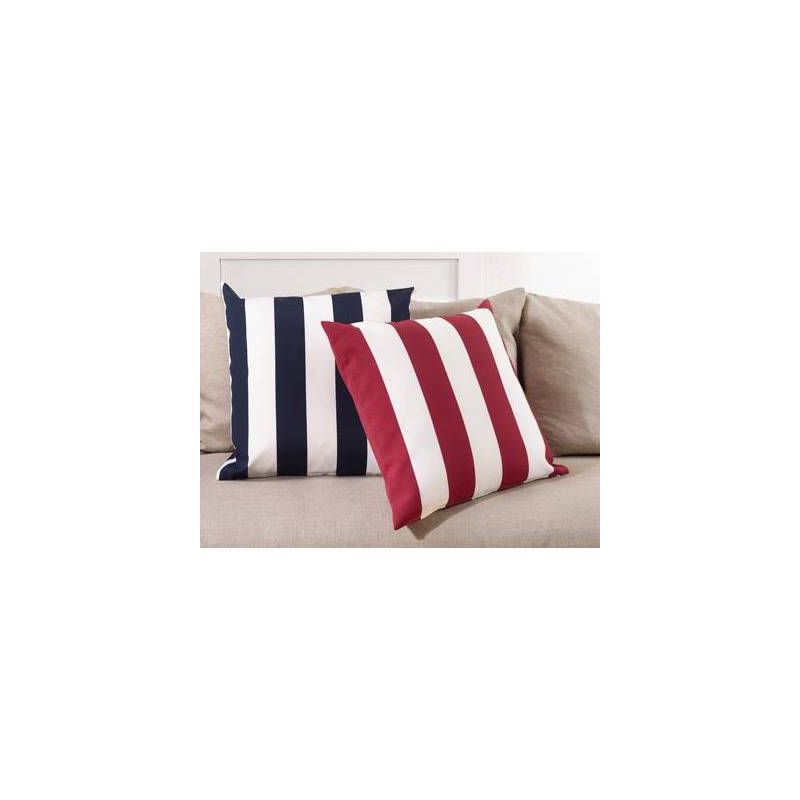17"x17" Striped Poly Filled Indoor/Outdoor Accent Square Throw Pillow - Saro Lifestyle, 3 of 4