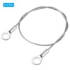 Unique Bargains Stainless Steel Light Outdoor Travel Luggage Safety Locking Cables 0.24" ID Eyelets - 3 of 4