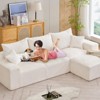 110" Modular Sectional Sofa, L-Shaped Cloud Couch with Chaise Lounge, Boneless Deep Seat Sofa for Living Room - 3 of 4