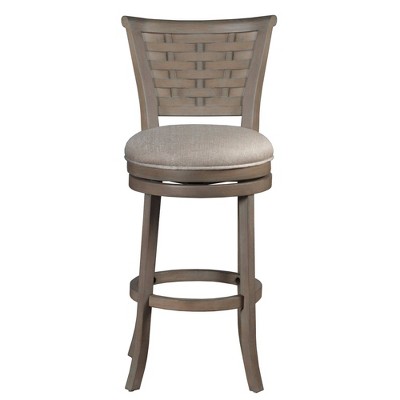 Thredson Swivel Height Barstool Light Antiqued Gray Wash - Hillsdale Furniture