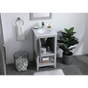 Elegant Lighting 18 inch Single Bathroom Vanity in Grey - 4 of 4