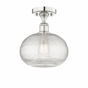Ithaca - 1 Light Semi-Flush Mount In Industrial Style-9.63 Inches Tall and 10 Inches Wide - 1 of 1
