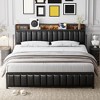 coucheta Bed Frame with Storage Headboard, Upholstered Platform Bed with USB Ports & Outlets, Noise Free, No Box Spring Needed - 3 of 4