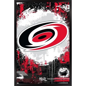 Trends International NHL Carolina Hurricanes - Maximalist Logo 23 Framed Wall Poster Prints - 1 of 4