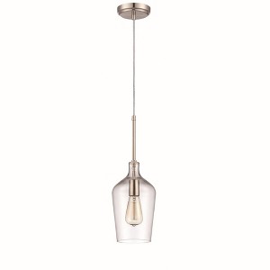 Craftmade Lighting 1 - Light Pendant in  Brushed Polished Nickel - 1 of 1