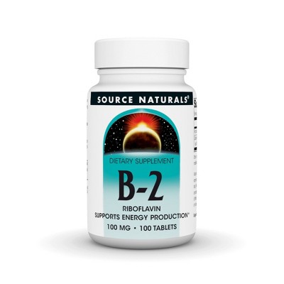 Vitamin B-2 100mg by Source Naturals, Inc.  -  100 Tablet