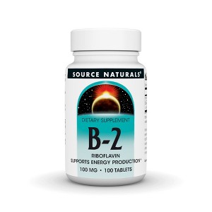 Vitamin B-2 100mg by Source Naturals, Inc.  -  100 Tablet - 1 of 3