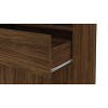 Salamanca Bar Cabinet Dark Brown - Polifurniture: Mid-Century Buffet, Stemware Racks, Wood Legs - 2 of 4