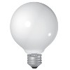 GE 4pk 25W Incandescent G25 Globe Light Bulb Soft White Frosted: Vanity & Bathroom Lightbulbs, Dimmable, E26 Base - 2 of 3
