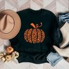 Simply Sage Market Women's Graphic Sweatshirt Orange Leopard Pumpkin - 2 of 2