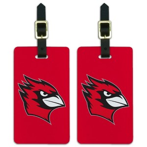 Wesleyan University Primary Logo Luggage ID Tags Suitcase CarryOn Cards  Set of 2 - 1 of 4