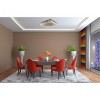 Elegant Lighting Maxime 20 inch black flush mount - 2 of 4