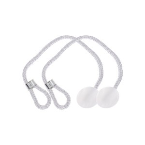Unique Bargains Flowing Stone Buckle Curtain Tie Polyester Plastic 2 Pcs - 1 of 4