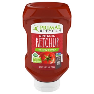 Primal Kitchen Squeeze Unsweetened Organic Ketchup - 18.5oz - 1 of 4