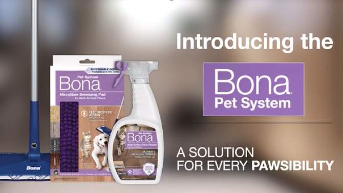 Bona Pet Enzymatic Multi-Surface Floor Cleaner and Cat Stain &#38; Odor Remover - 22 fl oz, 2 of 9, play video