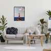 Stupell Industries Dog Jumping In Lake Black Framed Giclee Art - 2 of 4