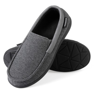 RockDove Men's SILVADUR Anti-Odor Moc Slipper with Removable Insole