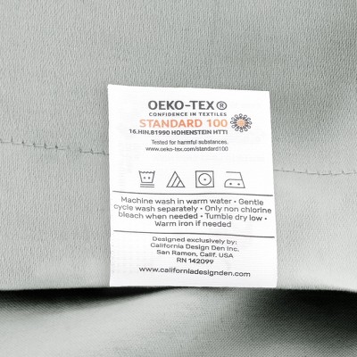 Light Grey 400 Thread Count Cotton Sateen Full/Queen Duvet Cover Set