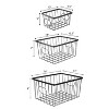 happimess Camden Vintage Industrial Handmade Wire Metal Nesting Storage Baskets - 4 of 4