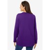Woman Within Perfect Long-Sleeve Crewneck Tee - 3 of 4