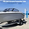 Trailer Guides, 2PCS Boat Trailer Guide Poles - 40-60'' Adjustable, Rustproof Galvanized Steel with PVC Pipes - 3 of 4