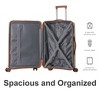 YONWAY 3 Piece Luggage Set, Travel Lightweight Suitcases with Rolling Wheels & TSA lock, Carry on Luggages for Business, Trip - 2 of 4