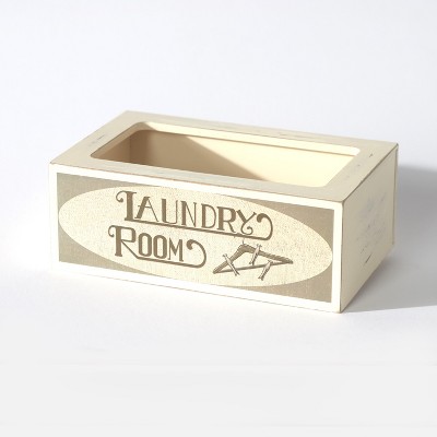 Lakeside Vintage Style Dryer Sheet Box - Laundry Room Decor - Fits Standard Box
