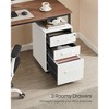 Pre-Assembled File Cabinet with Lock, Office Storage for A4/Legal/Letter Documents, 17.7x14.4x23.6 Inches - 3 of 4