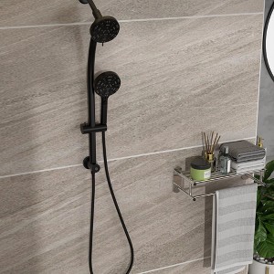 PAGED Multi Function Dual Shower Head Modern Shower System with Hand Shower for Bathroom, Restroom - 1 of 4