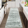 Soft Vintage Boho Rug for Living Room, Washable and Non-Shedding, Non-Slip Low Pile Floor Carpet, Ideal for Bedroom and Dining Room. - 2 of 4