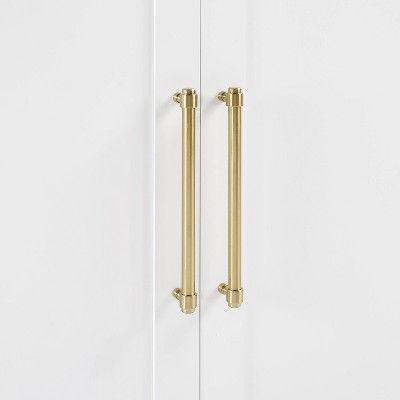 White Recessed Panel Stackable Kitchen Pantry Cabinet