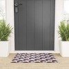 Colour Poems Patterned Geometric Shapes CCI Looped Vinyl Welcome Mat - Society6 - 2 of 4
