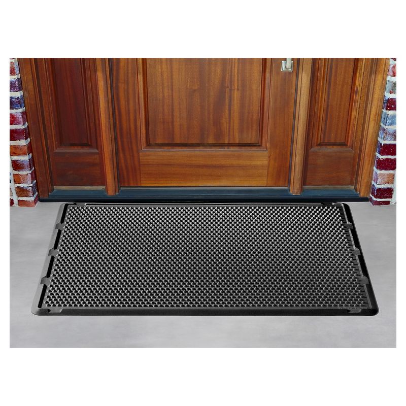 Black Solid Doormat - (2'6"x4') - WeatherTech, 3 of 4