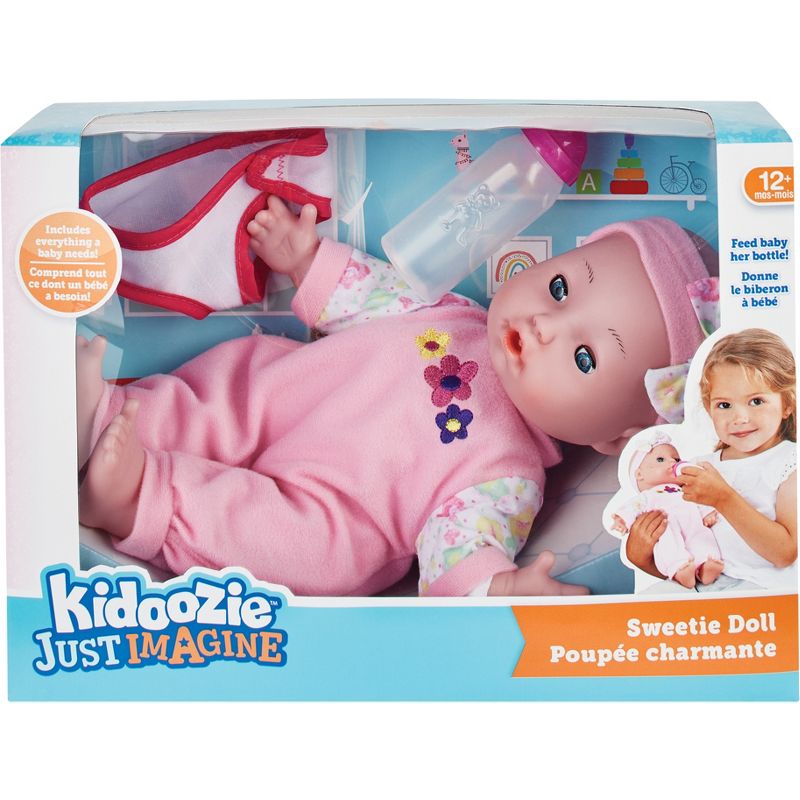 Kidoozie Sweetie Doll, 12 inch soft body doll for ages 12 months and up, 3 of 6