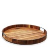 Twine Lazy Susan 20 inch Wooden Serving Board, Countertop Lazy Susan for Kitchen Decor, Turntables for Kitchen Countertop Decor Acacia Tray Set of 1 - 4 of 4