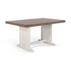 Royal Hampton 4pc Corner Breakfast Nook Set | Farmhouse Dining Table with 3 Benches - 4 of 4
