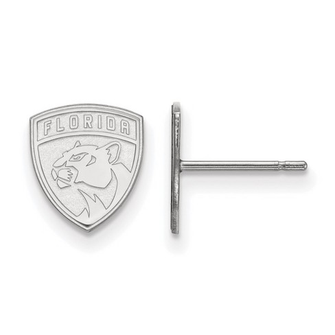 Black Bow Jewelry Sterling Silver Florida Panthers NHL Stud Earring - image 1 of 3