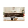 Meridian Furniture,Arc Velvet Modular Sofa - 2 of 4