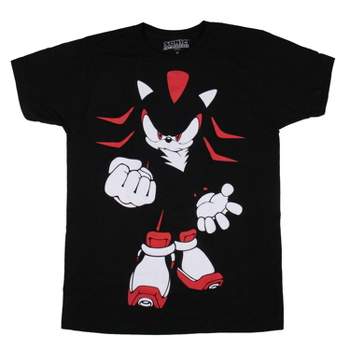 Sonic The Hedgehog Men's Shadow Jumbo Print Graphic T-Shirt Adult