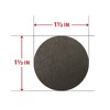 SuperSliders 24pk Round Felt 1.5'' Furniture Pads Brown - 4 of 4