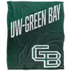 University Of Wisconsingreen Bay Fan Zone Silky Touch Super Soft Throw Blanket 50x60 - 2 of 4