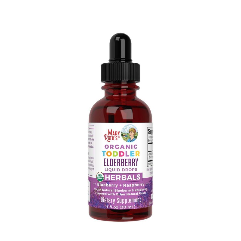 MaryRuth&#39;s Organics Liquid Toddler Vegan Elderberry Drops - 1 fl oz, 3 of 12