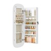 Jewelry Cabinet, LED Accessory Organizer with Mirror, Lockable 3.9 x 16.5 x 42.5 Inches - 2 of 4