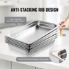 Mojgar Pack Pans, Full Size Anti-Jam Steam Pan, 0.8mm Thick Stainless Steel Restaurant Steam Table Pan - 4 of 4