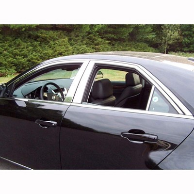 QAA is Compatible with 2008-2013 Cadillac CTS 10 Piece Stainless Window Trim Package, Includes Upper Trim and Pillar Posts, NO Window Sills WP48250