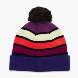 Turtle Fur Youth Rooftop Rave Beanie - Winter Cuffed Pom Hat - 1 of 3