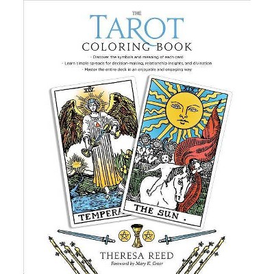 The Tarot Coloring Book - by  Theresa Reed (Paperback)