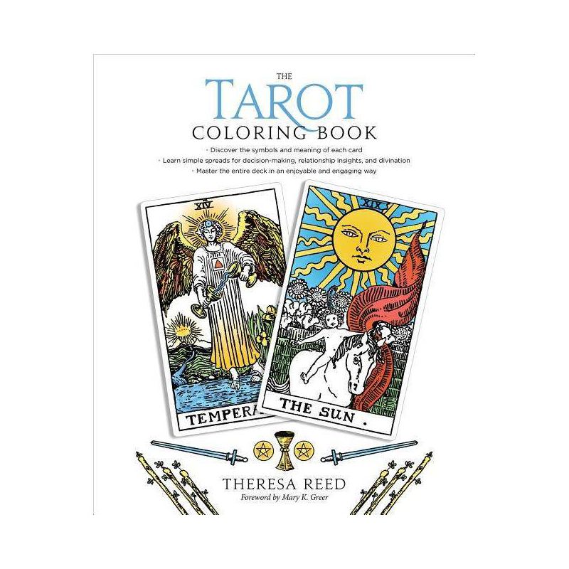 The Tarot Coloring Book - by  Theresa Reed (Paperback), 1 of 2